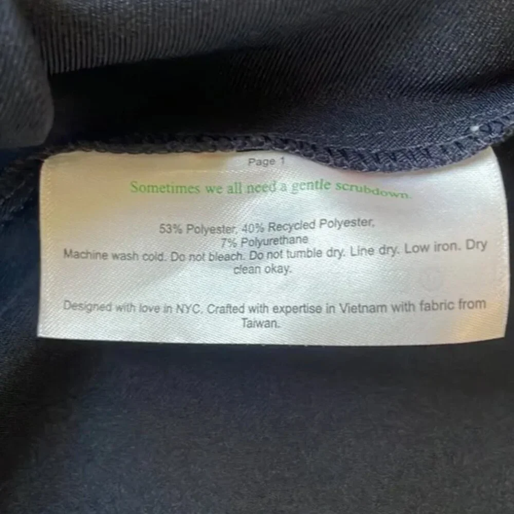 M.M. LaFleur The Malala Dress Recycled WonderTex in Midnight - Picture 9 of 9